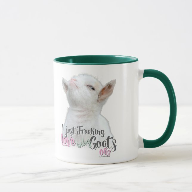 NIEDLICHES ZIEL | Ich friere einfach LIEBE Babyzie Tasse (Rechts)