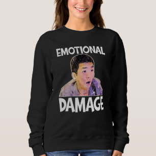 Niedliches Zitat zum emotionalen Schaden Sweatshirt