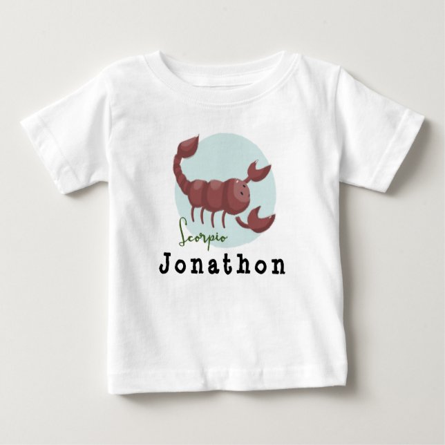 Niedliches Zodiac Star Signatur Cartoon Shirt (Vorderseite)