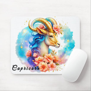 Niedliches Zodiakszeichen/Steinbock Mousepad