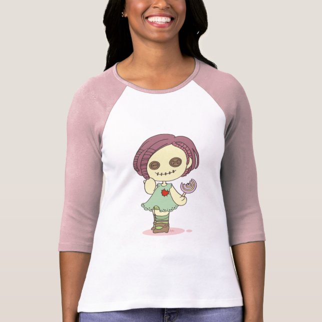 niedliches Zombie-Shirt T-Shirt (Vorderseite)