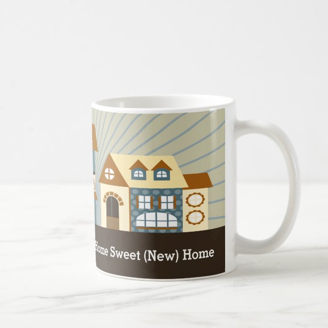 Niedliches Zuhause-süße (neue) Kaffeetasse (Rechts)