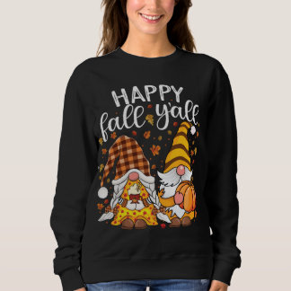 Niedliches Zwergpaar mit Kürbisgewürz Fall Yall au Sweatshirt