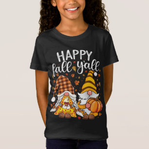 Niedliches Zwergpaar mit Kürbisgewürz Fall Yall au T-Shirt