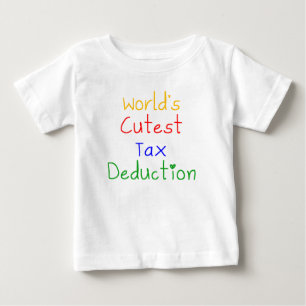 Niedlichster Steuerabzug der Welt Baby T-shirt