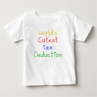 Niedlichster Steuerabzug der Welt Baby T-shirt