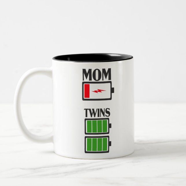 Niedrige batteriebetriebene Mama-Mama von zwei Gew Zweifarbige Tasse (Links)