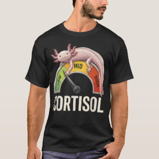 Niedrige Cortisolwerte Meme Lustig T-Shirt