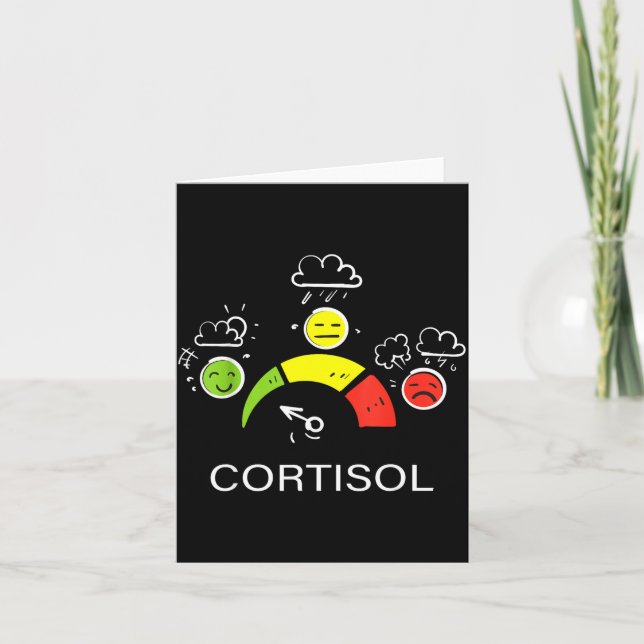 Niedrige Cortisolwerte v Meme  Karte (Vorderseite)