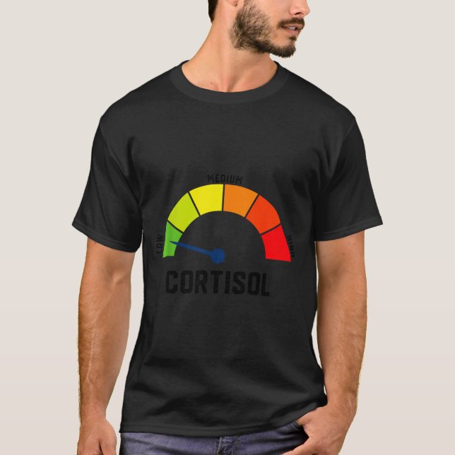 Niedrige Cortisolwerte v Meme  T-Shirt (Vorderseite)