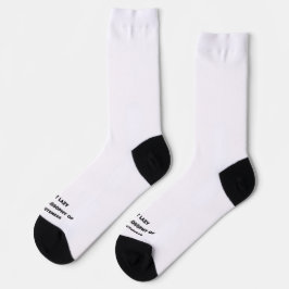 Niedrige Energie, hohe Dichte - die Katzenphilosop Socken
