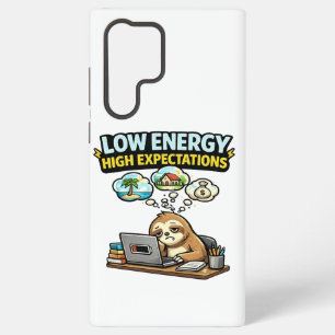 Niedrige Energie, hohe Erwartungen, lustiger Fault Samsung Galaxy Hülle