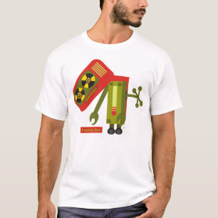 Niedrige Energie-Retro Roboter T-Shirt
