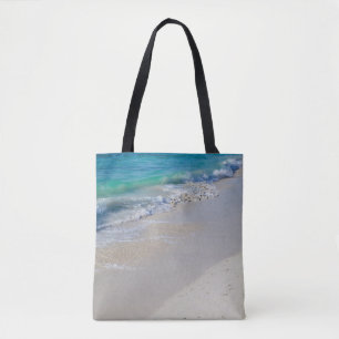 Niedrige Flut am Strand Tasche