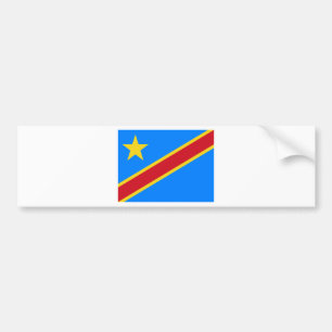 Niedrige Kosten! Der Kongo-Flagge Autoaufkleber