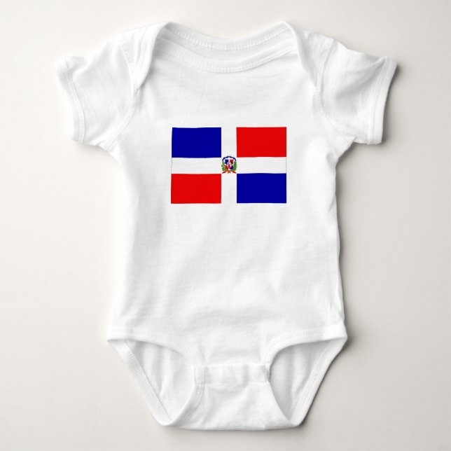 Niedrige Kosten! Dominikanische Republik Baby Strampler (Vorderseite)