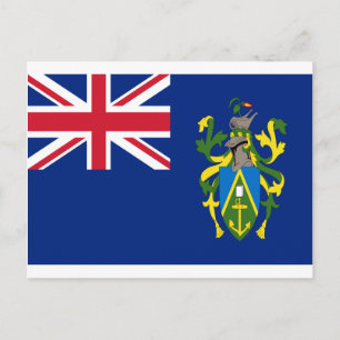 Niedrige Kosten! Flagge der Pitcairn-Inseln Postkarte