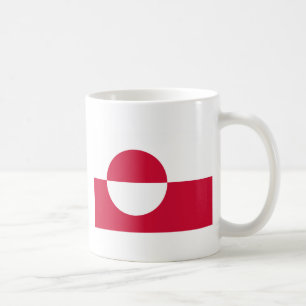Niedrige Kosten! Grönland-Flagge Kaffeetasse