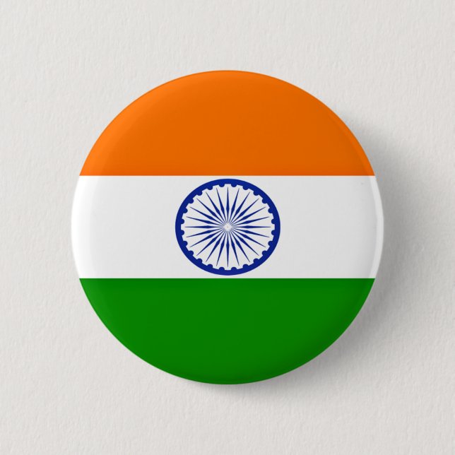 Niedrige Kosten! Indien-Flagge Button (Vorderseite)