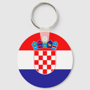 Niedrige Kosten! Kroatische Flagge Schlüsselanhänger
