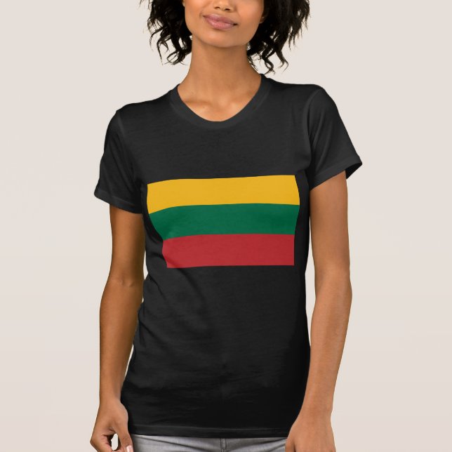 Niedrige Kosten! litauische Flagge T-Shirt (Vorderseite)