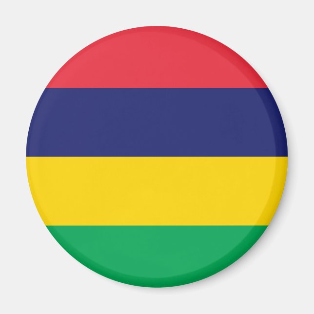 Niedrige Kosten! Mauritius-Flagge Magnet (Vorne)