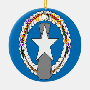 Niedrige Kosten! Northern- Mariana Islandsflagge Keramik Ornament