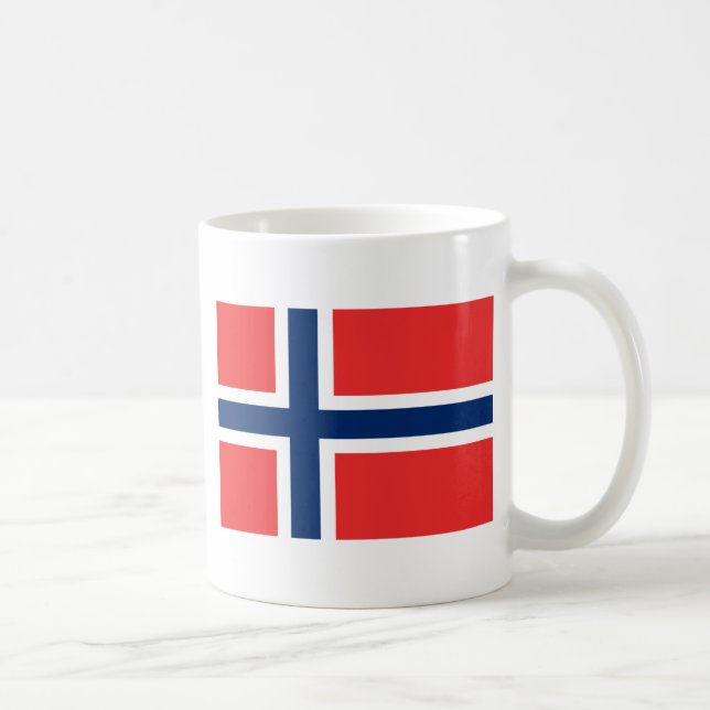 Niedrige Kosten! Norwegische Flagge Kaffeetasse (Rechts)
