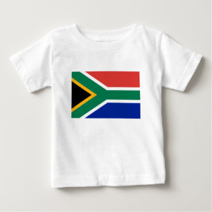 Niedrige Kosten! Südafrikanische Flagge Baby T-shirt