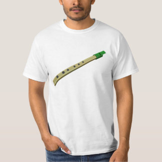 Niedrige Kosten-Zinn-Pfeife-Penny-Pfeife auf einem T-Shirt