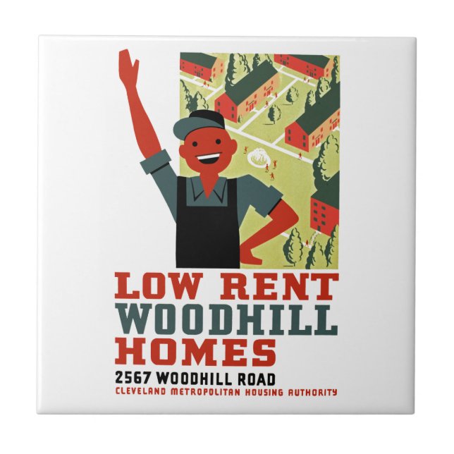 Niedrige Miete Fliese (Vorderseite)