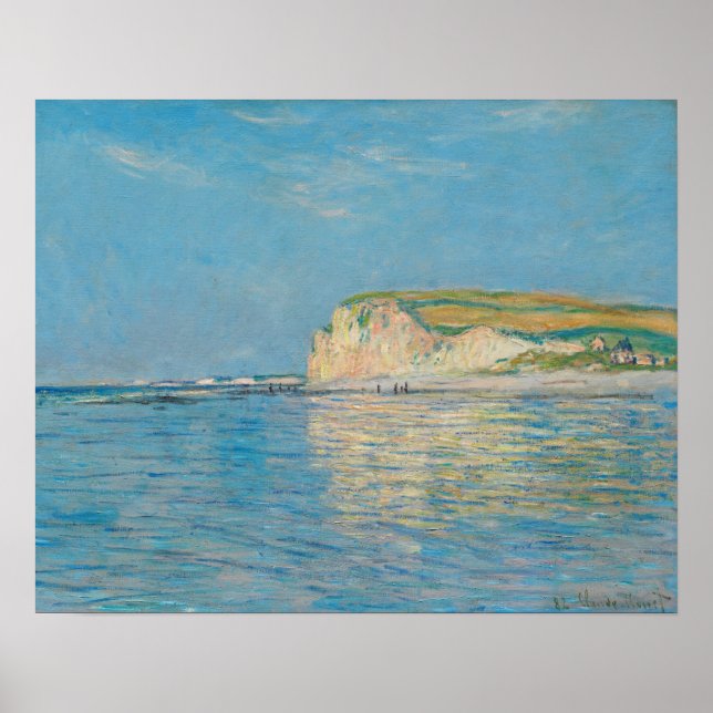 Niedrige Tide in Pourville, bei Dieppe (1882) von  Poster (Vorne)