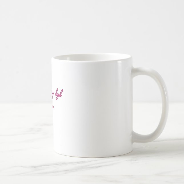 Niedriger Akku, hohes Drama - ein lustiges und pre Kaffeetasse (Rechts)