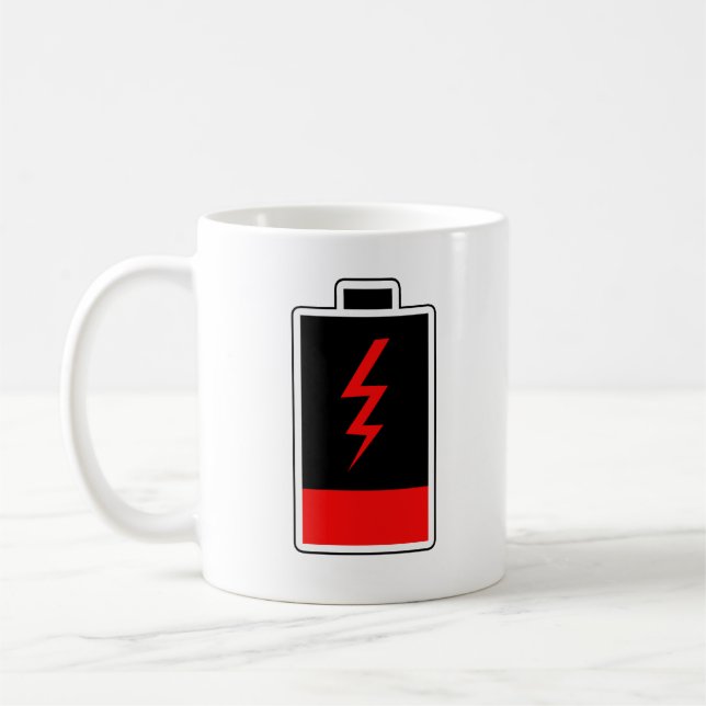 Niedriger Akku Kaffeetasse (Links)