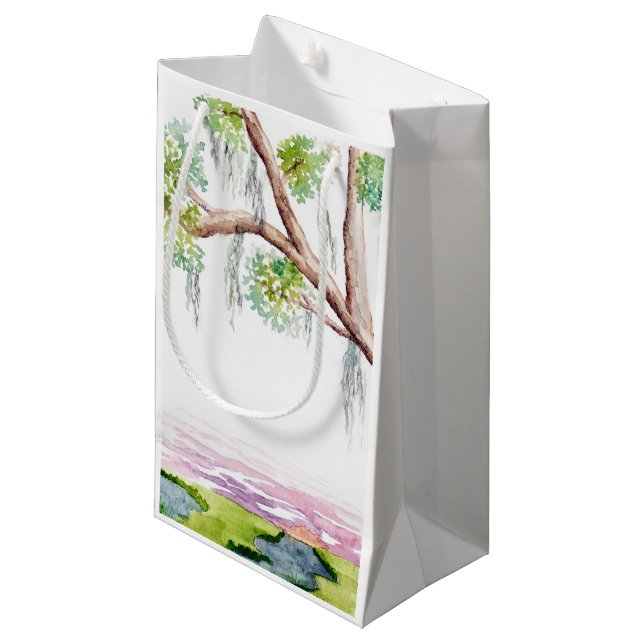 Niedriger Geschenksack Kleine Geschenktüte (Vorderseite Schrägansicht)