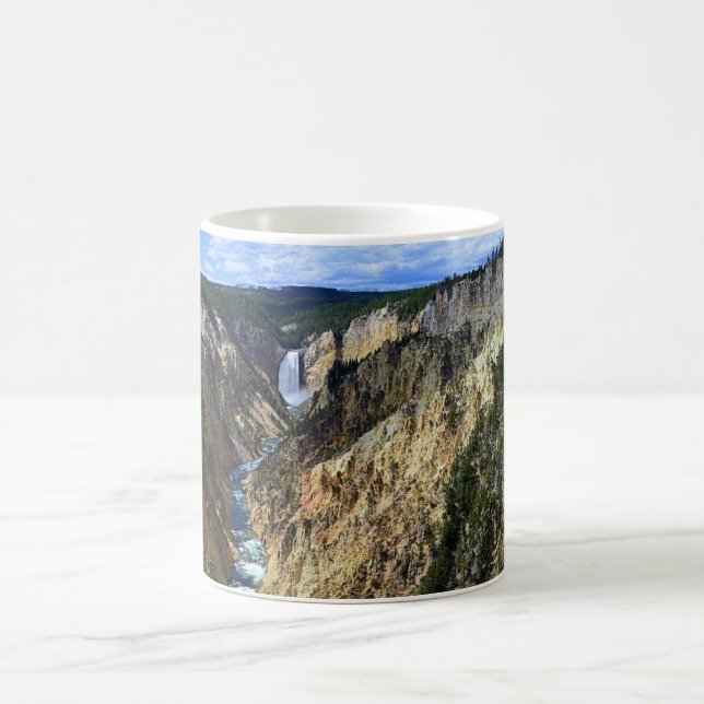 Niedrigere Yellowstone-Fälle, Yellowstone Kaffeetasse (Mittel)