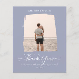 NIEDRIGES HAUSHALT Modernes FOTO DANKE DANK Flyer