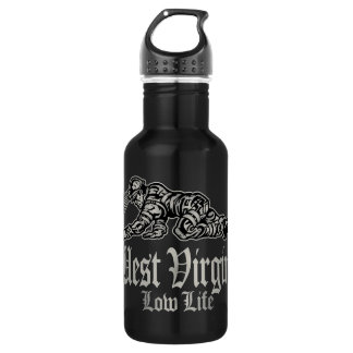 Niedriges Leben WEST VIRGINIA Edelstahlflasche