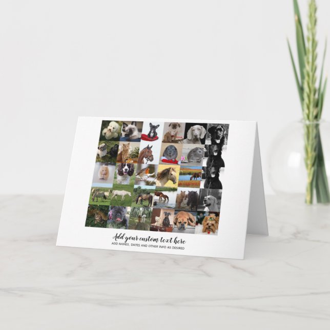 Niedrigste Preise! 35 x FOTO Collage und benutzerd Karte (Vorderseite)