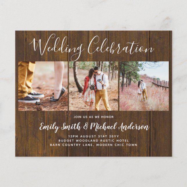 Niedrigster Preis für Hochzeitsfotografie Flyer (Vorne)