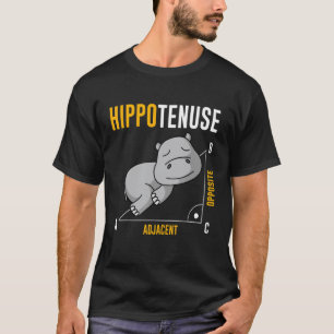 Nield Pferd Nilpferd Hypothenuse Algebra Mathemati T-Shirt