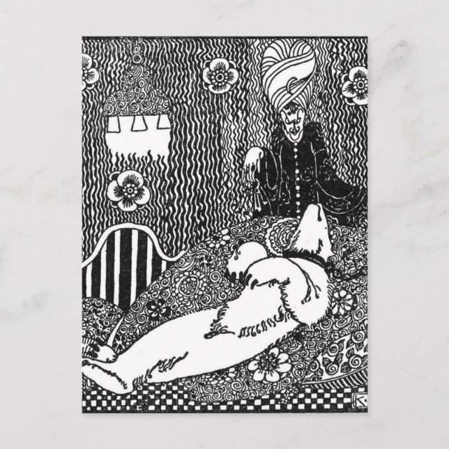 Nielsen's East of the Sun und West of the Moon Postkarte (Vorderseite)