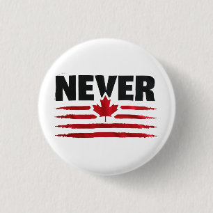 Niemals 51. kanadischer Amerikaner Trump Politisch Button