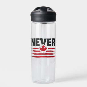 Niemals 51. kanadischer Amerikaner Trump Politisch Trinkflasche