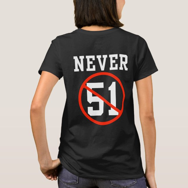 Niemals 51 St - Kanada Nie 51 Staat T-Shirt (Rückseite)