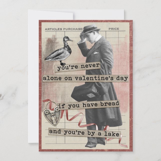 Niemals allein feiertagskarte (Vorderseite)