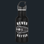 Niemals besser Tote im Skeletton Halloween Edelstahlflasche<br><div class="desc">Niemals besser sarkastische Tote im Skelett</div>