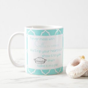 Niemals Chaos mit South Women Aqua Custom Kaffeetasse