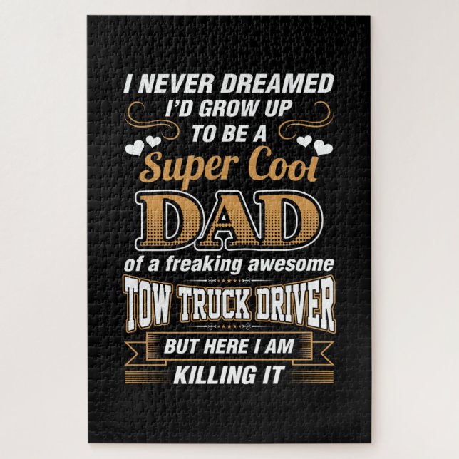 Niemals Dream Super Cool Vater Truck Driver (Vertikal)