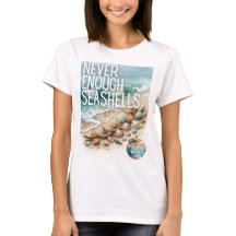 Niemals genug Seashells Crafty Beach Merch